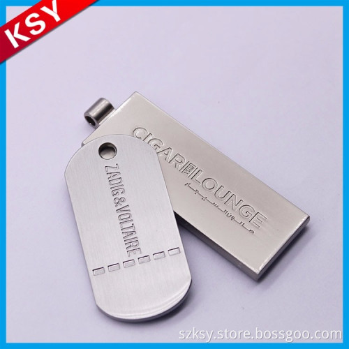 Fashionable Design Volume Manufacture Luggage Tag Wedding Favors Leather Label For Handbag Metal Skull Logo